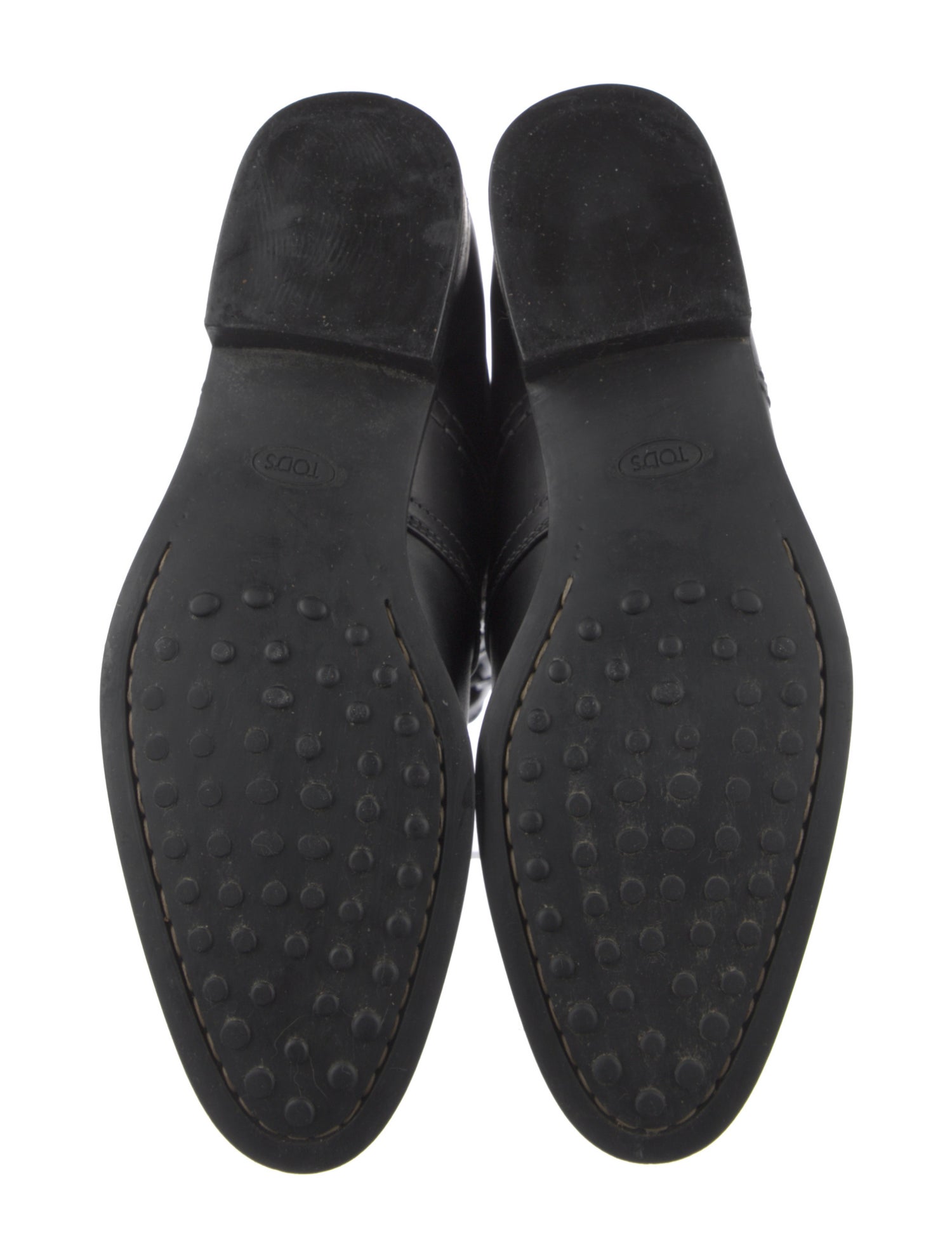 Tod's Leather Combat Boots